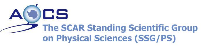 AGCS Logo, The SCAR Standing Scientific Group on Pysical Sciences (SSS/PG)