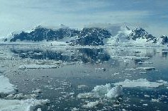 Coastal scenery on the Antarctic Peninsula