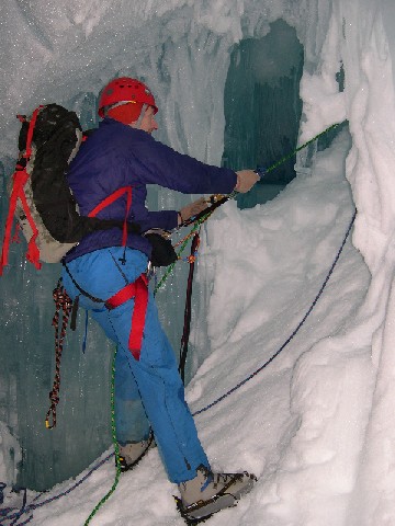 Climbing out of the crevasse