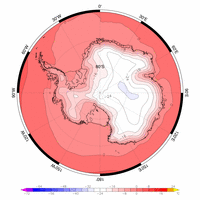 Mean 2m temperature for January, 1979-2009