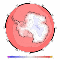 Mean 2m temperature for December to February, 1979-2009